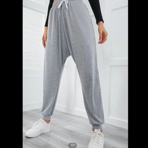 Gray light weight joggers